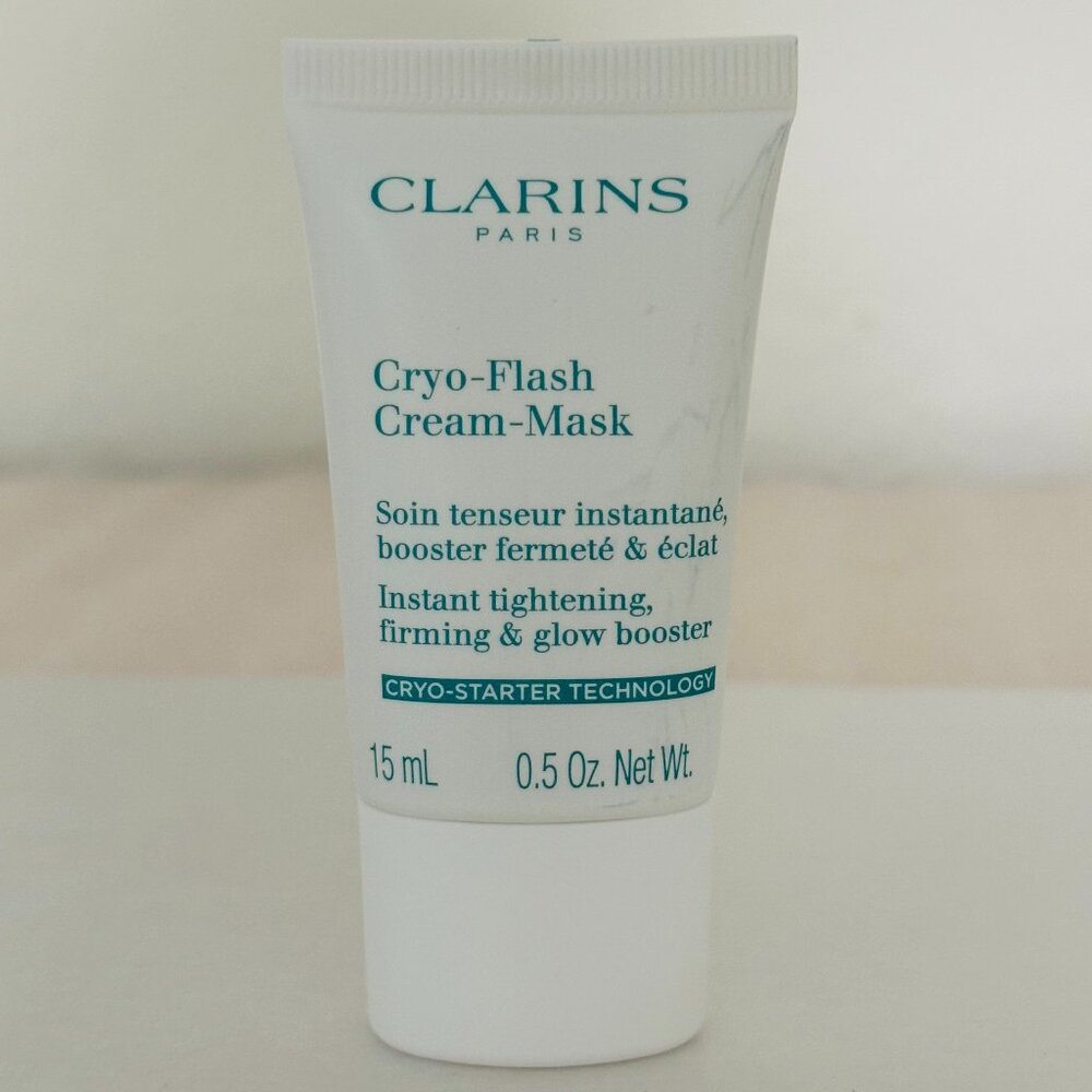 🌷New🌷 CLARINS Paris Cryo-Flash Cream Mask, Travel size: 15 mL, 0.5 oz. - Picture 6 of 7